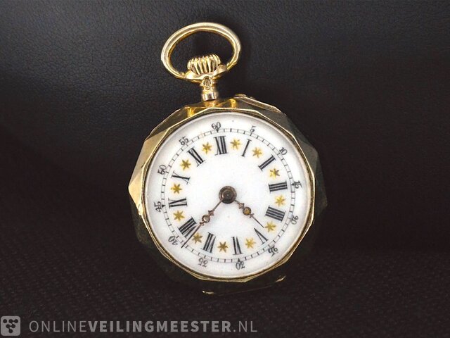 Gouden discount zakhorloge 18k