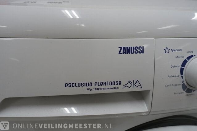 zanussi washing machine flexi dose