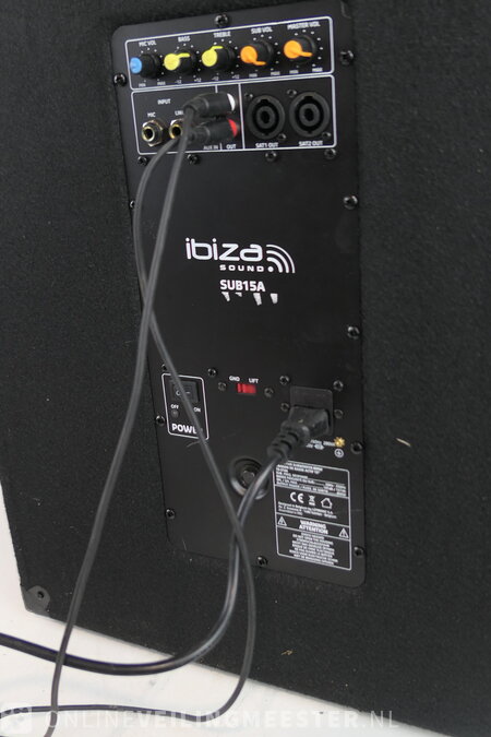 ibiza sound SUB15A Subwoofer : : Electronics & Photo