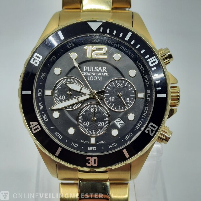 Pulsar chronograph clearance 100m vd53